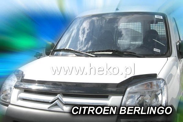 Deflektor přední kapoty - plexi Citroen Berlingo (1996 - 2008) - Heko