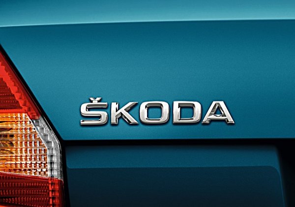 Zadní nápis Škoda - Škoda Superb II (2008 - 2015) - originál 5JA8536872ZZ