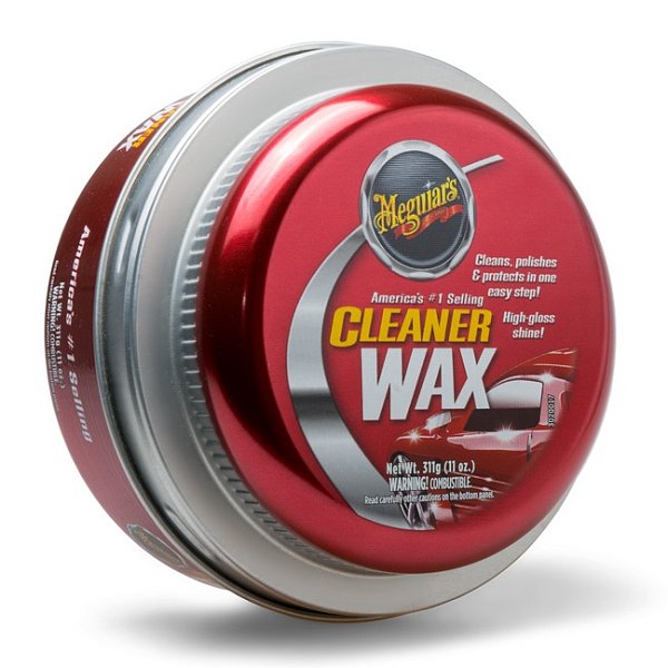 Tuhá, lehce abrazivní leštěnka s voskem Meguiars Cleaner Wax Paste (311g)