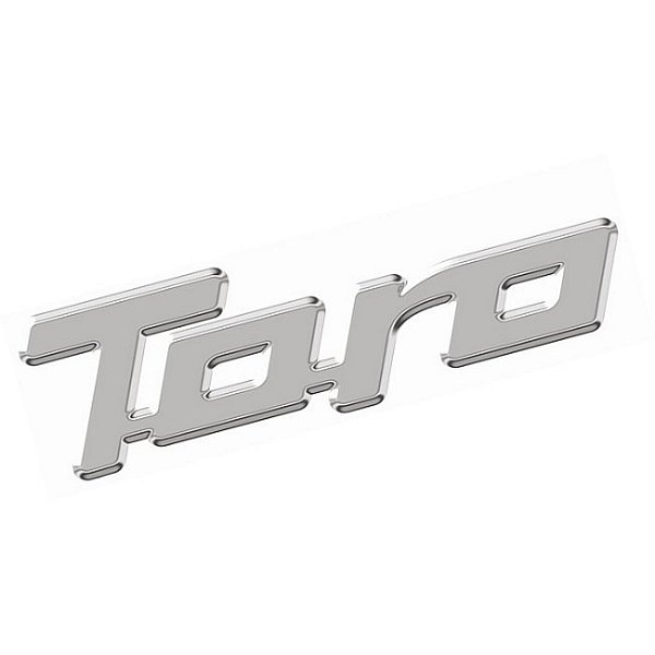 Chromované samolepící 3D logo (Toro)